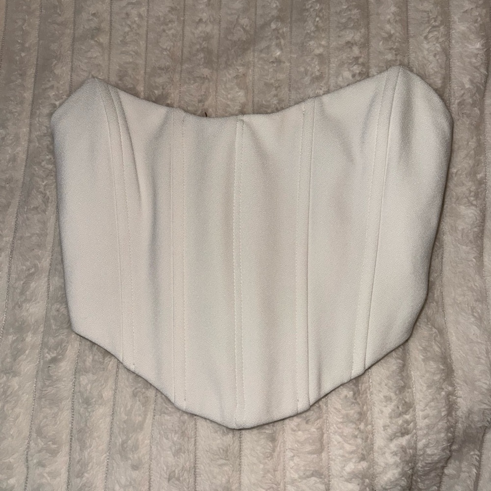 Princess Polly White Crop Top